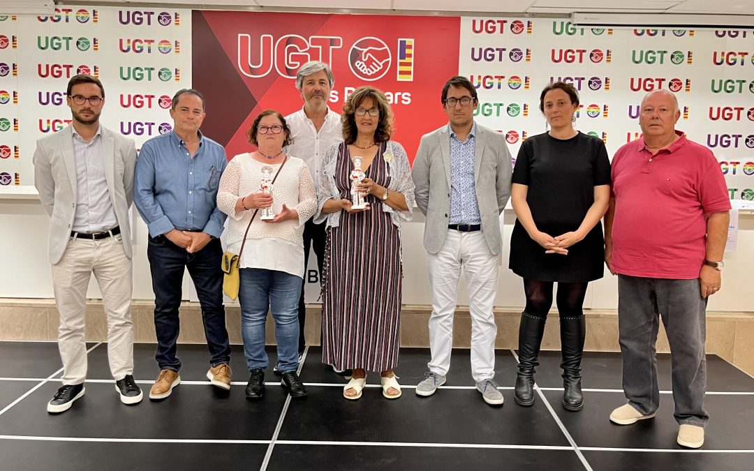 UGT premia el trabajo en salud laboral del comité de seguridad del servicio de ayuda a domicilio de Palma